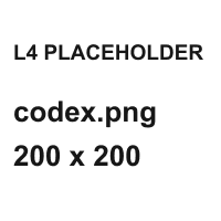 Placeholder for the Codex mark: codex.png, 200 x 200 pixels.